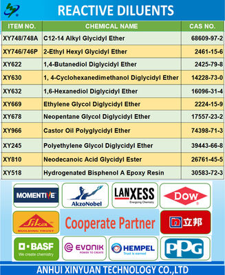1,4-BUTANEDIOL DIGLYCIDYL ETHERS XY622 XY622A CAS 2425-79-8, EC No. 219-371-7, Molecular Formula C10H18O4, 1,4-bis(2,3-epoxypropoxy)butane